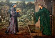 Edward Burne-Jones The Pilgrim at the Gate of Idleness china oil painting artist